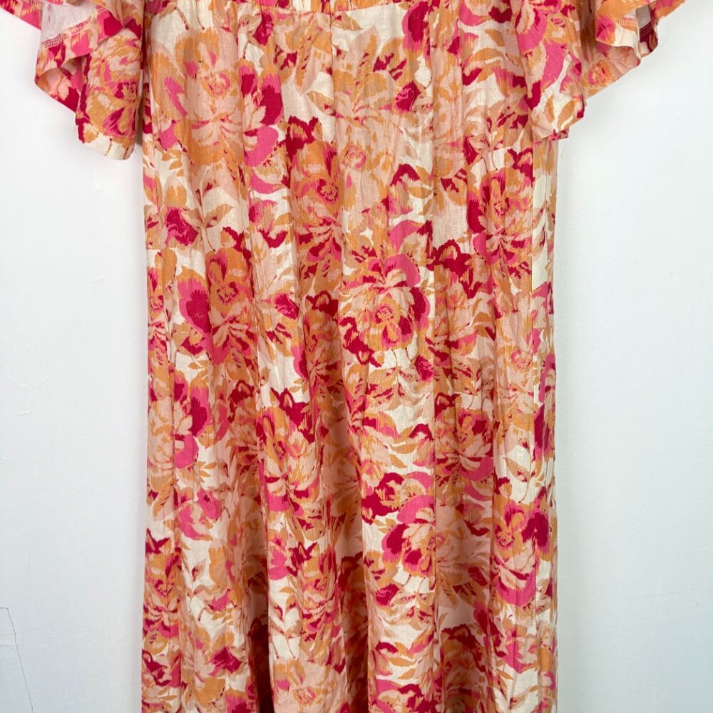 NWT Amalie the Label Thalia Midaxi Dress Short Sleeve Fit & Flare Size 10 NEW - Picture 11 of 14